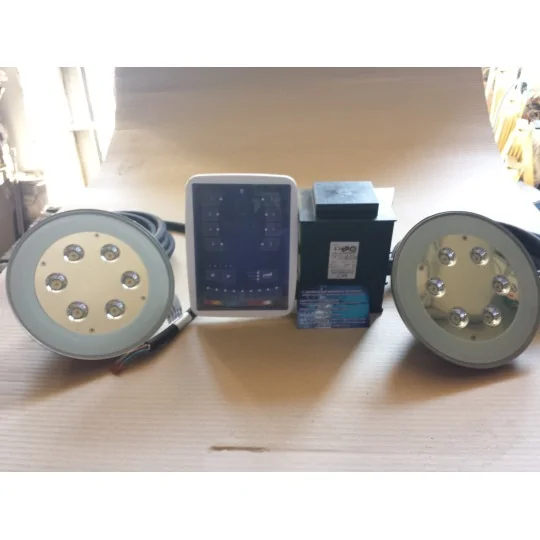kIT FARI LED PER PISCINA SUBACQUEI CENTRALINA WIFI DOMOTICA