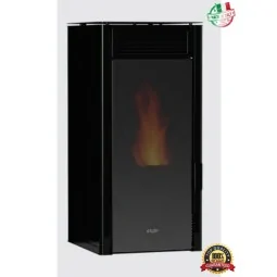 Stufa a pellet 8 Kw ad aria ventilata per riscaldamento Kalon Alysa