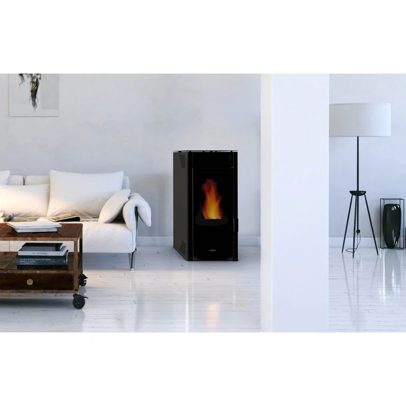 Stufa a pellet 8 Kw ad aria ventilata per riscaldamento Kalon Alysa