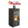 Termostufa biomassa Plurifire 34 Kw a legna pellets nocciolino mais