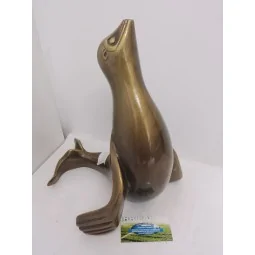 Getto fontana a Foca in ottone Pieno