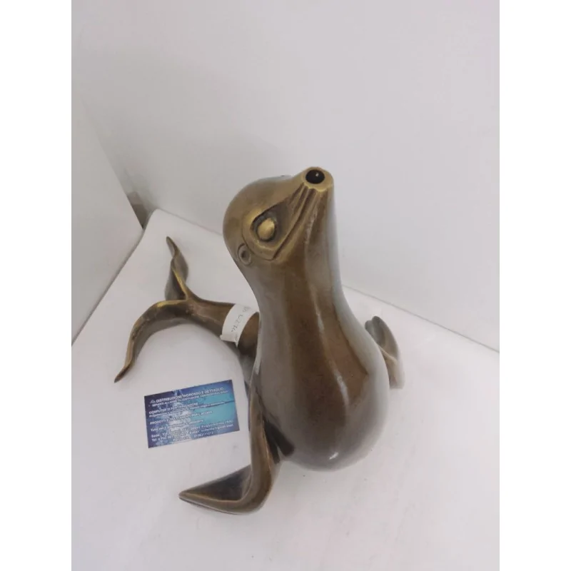 Getto fontana a Foca in ottone Pieno