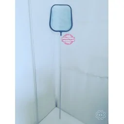 Retino piatto ultraleggero di superfice con asta 122 CM pulizia acqua piscina