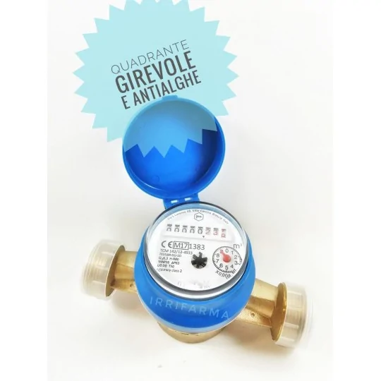 Contatore di acqua a quadrante asciutto e girevole 1/2" irrifarma.it