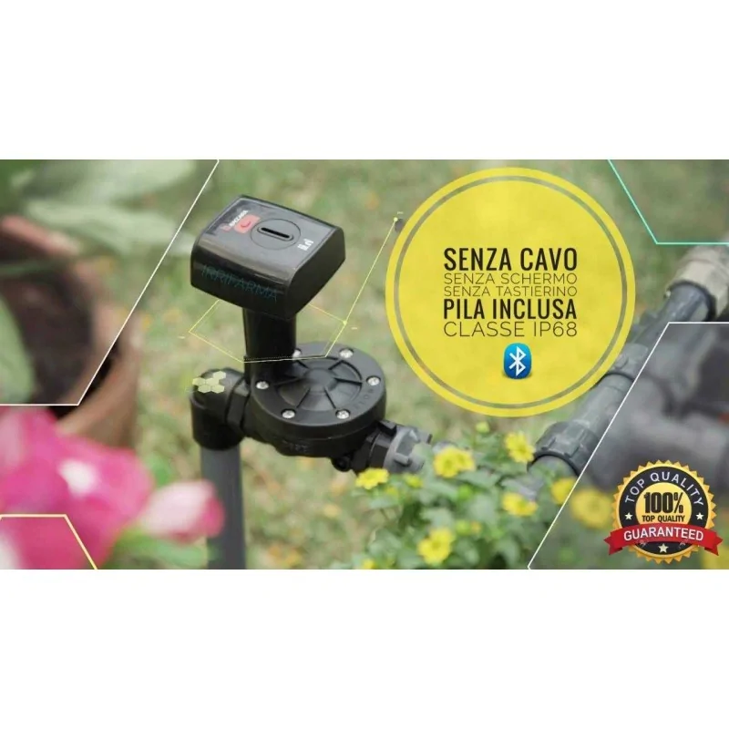 esempio di applicazione Programmatore Bluetooth a batteria 1 zona irrifarma.it