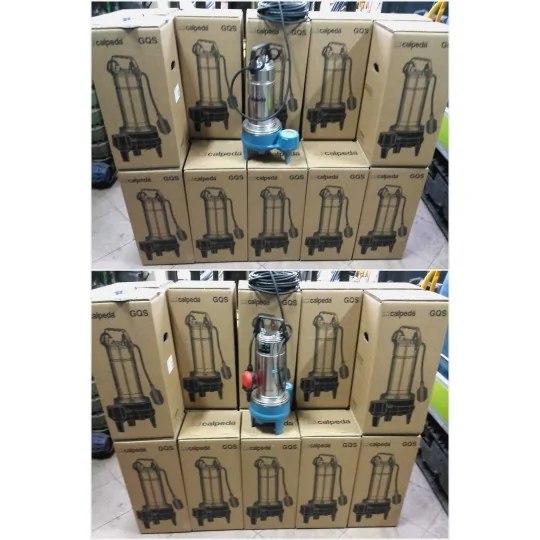 Pompa sommersa acque nere Calpeda GQSM 50-11 220v 1.2 Hp irrifarma.it