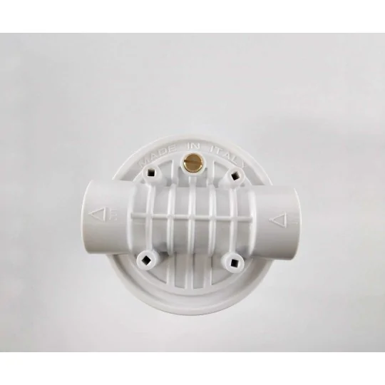 Vista dall'alto Filtro acqua a bicchiere 10" Big filettato femmina 1" Luise irrifarma.it