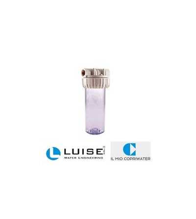 Contenitore filtro acqua per cartuccia purificatore depuratore 10/' 1/" Big ottone