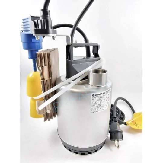 Dettaglio galleggiante verticale Elettropompa DOC 7/A GW Lowara sommergibile per acque reflue irrifarma.it