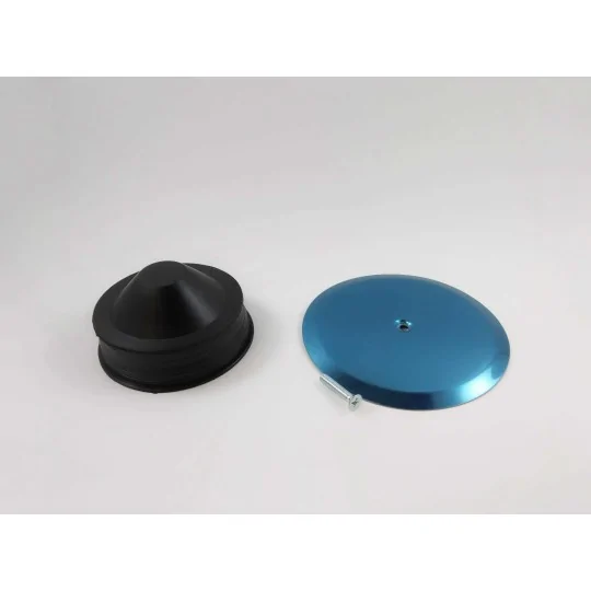 dettaglio tappo gomma Tappo ad ESPANSIONE 100 mm con Piattello Inox Diametro 140 irrifarma.it