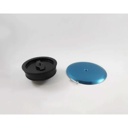 dettaglio componenti Tappo ad ESPANSIONE 100 mm con Piattello Inox Diametro 140 irrifarma.it