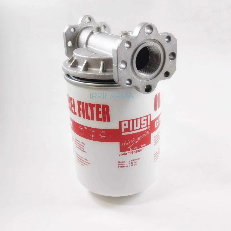 Dettaglio attacco Filtro per impianto carburante e Olio cartuccia 1" Piusi irrifarma.it