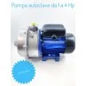 Dettagli vista laterale Elettropompa Bigirante CAM 200/33 /P Lowara 220V Hp 2.5 irrifarma.it