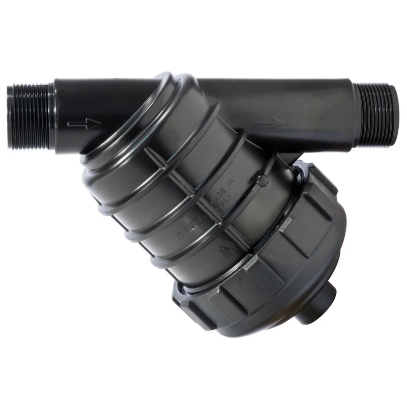 Filtro a rete inclinato 1" 1/4 per irrigazione 100 mesh per irrigazione giardino