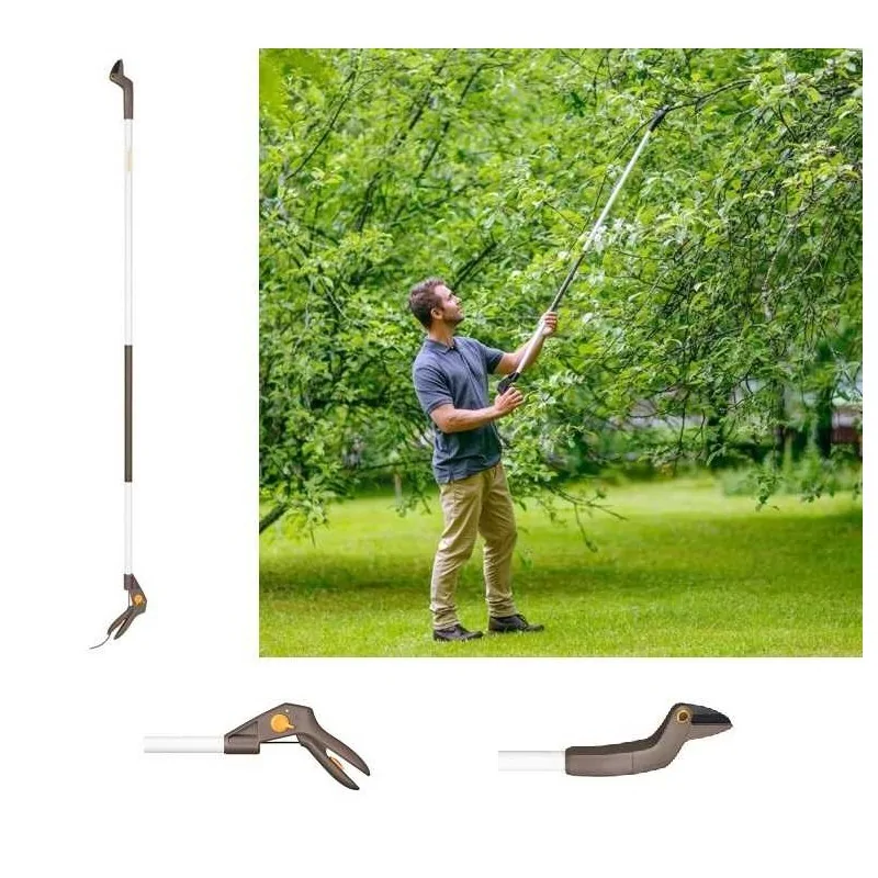 esempio di applicazione Forbice da potatura asta lunga troncarami Fiskars Light UP 69 irrifarma.it