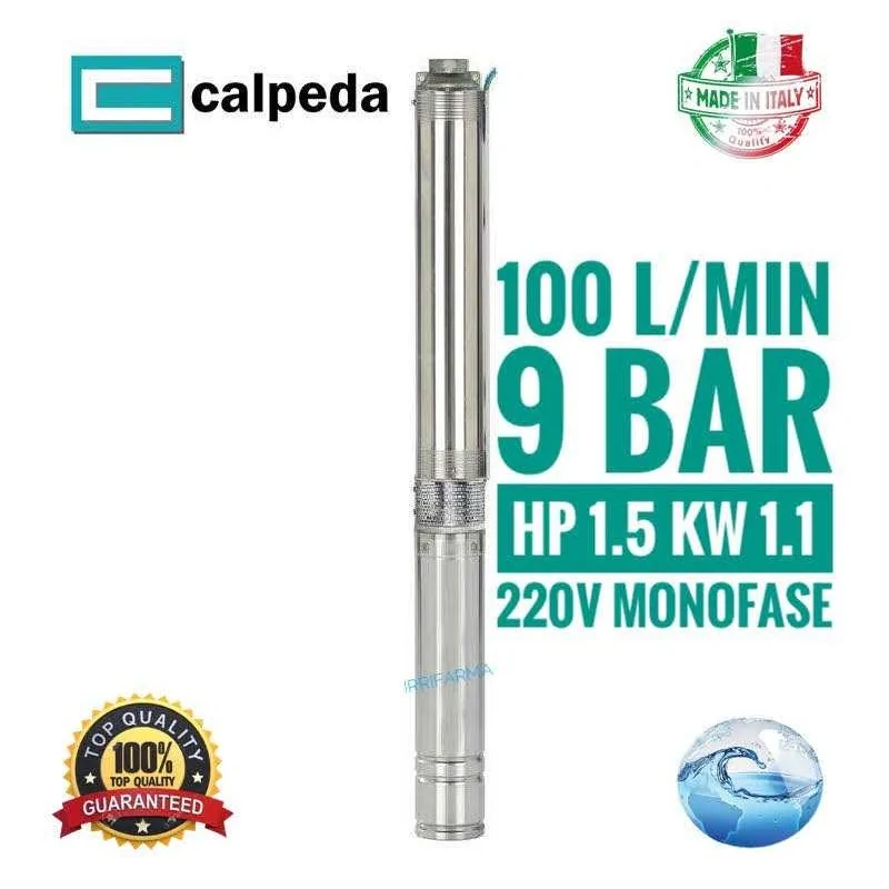 Pompa pozzo ad immersione Calpeda Pompa sommersa 4SDPM 4/14 1.5 Hp 220V