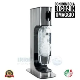 Gasatore acqua naturale da tavolo Gas Up Metal