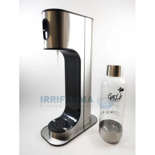 Gasatore acqua naturale da tavolo Gas Up Metal