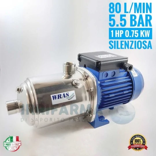 Dettagli tecnici Elettropompa multistadio MATRIX 3-5T/0.75T 1 Hp 380V Ebara irrifarma.it
