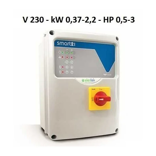 Quadro elettronico avviamento diretto per 2 elettropompe 220V Smart Evo 2 irrifarma.it