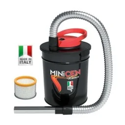 Bidone aspiracenere 800W per stufe pellet e camino elettrico MINICEN 18 L