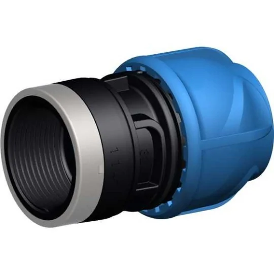 Dettagli raccordo femmina Raccordo a compressione 16 mm PN16 per tubo irrigazione PE irrifarma.it