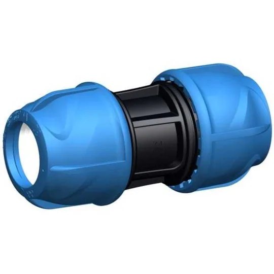 Dettagli manicotto Raccordo a compressione 16 mm PN16 per tubo irrigazione PE irrifarma.it