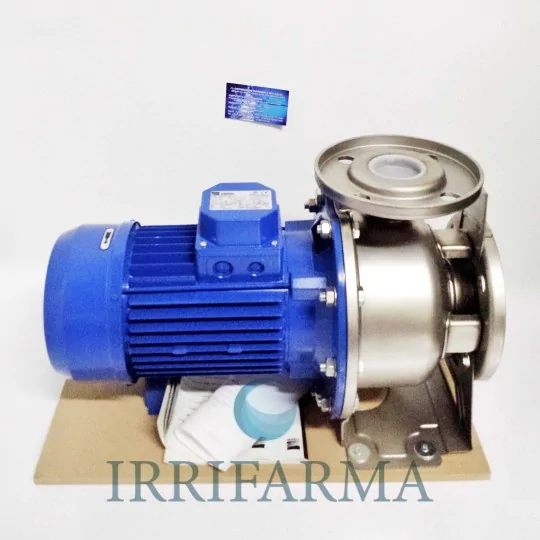 vista laterale Elettropompa normalizzata 3M/I 32-200/7.5 in Aisi 304 Ebara irrifarma