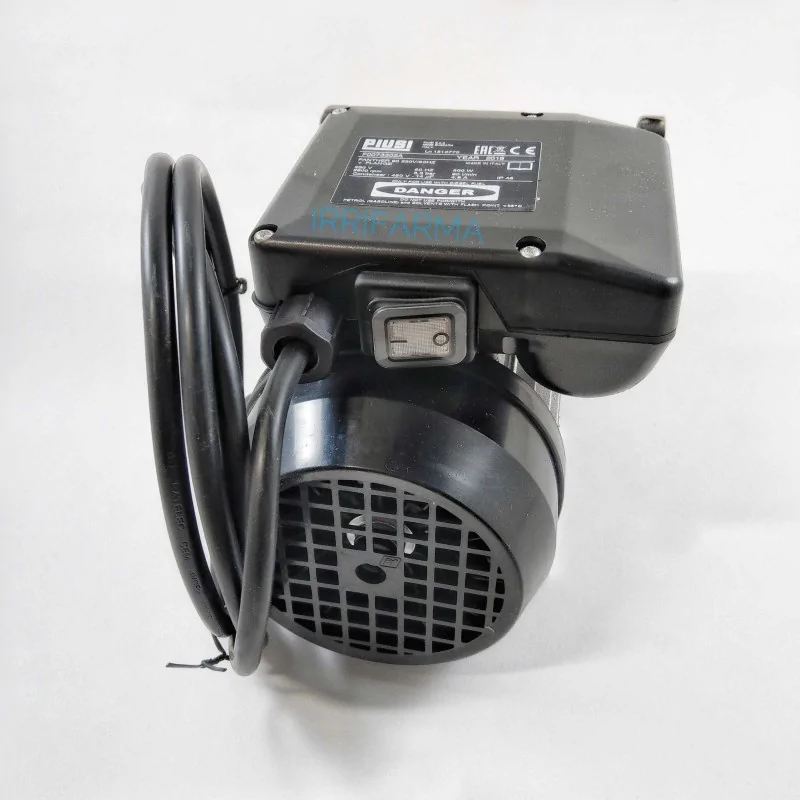 vista posteriore dettaglio ventola raffreddamento Pompa travaso Panther 56 L/min per gasolio 220v DC Piusi irrifarma.it