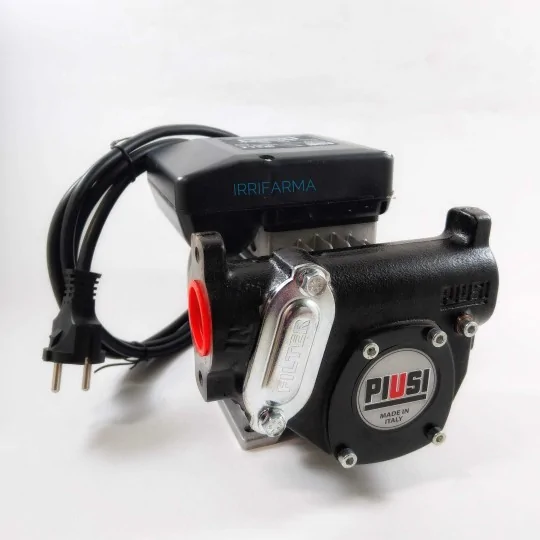 vista frontale Pompa travaso Panther 56 L/min per gasolio 220v DC Piusi irrifarma.it