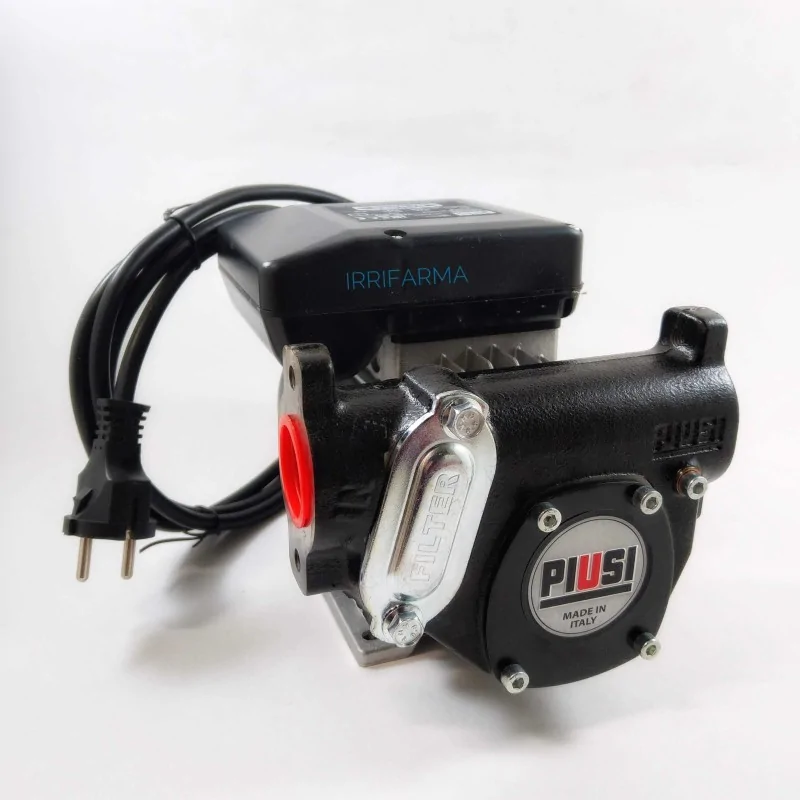 vista frontale Pompa travaso Panther 56 L/min per gasolio 220v DC Piusi irrifarma.it