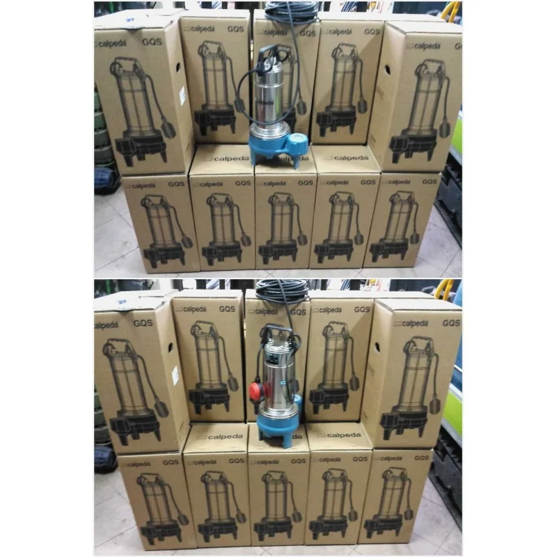 Dettaglio imballaggio Pompa sommersa per acque sporche e nere GQSM 50-15 2 Hp Calpeda irrifarma.it