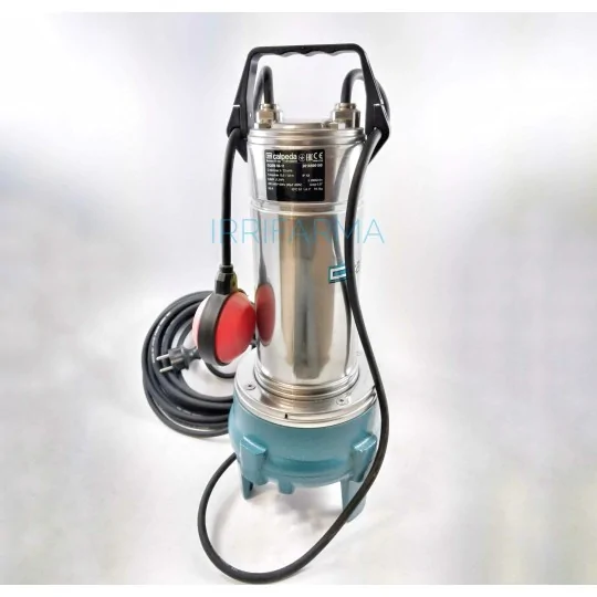 Dettaglio galleggiante Pompa sommersa per acque sporche e nere GQSM 50-15 2 Hp Calpeda irrifarma.it