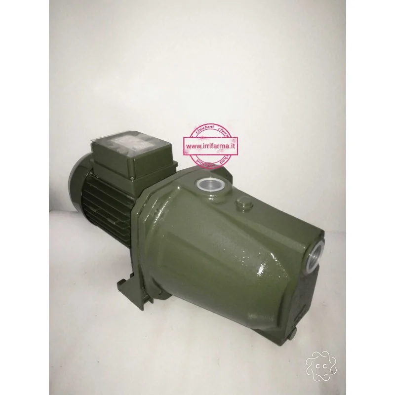 Dettaglio bocche di mandata e aspirazione Elettropompa Autoadescante Saer M70 0.75 Hp 220v Jet irrifarma.it
