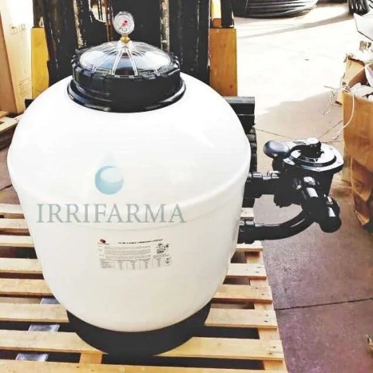 Filtro a sabbia per piscina professionale con valvola selettrice a 6 vie 30 m3/h irrifarma.it