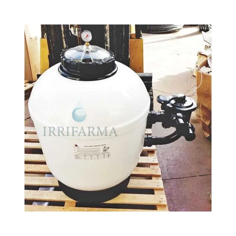 Filtro a sabbia per piscina professionale con valvola selettrice a 6 vie 30 m3/h irrifarma.it