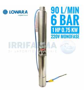 Pompa sommersa Lowara 4GS07M-4OS 6 Bar 90 L/min irrifarma.it