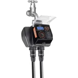 Centralina irrigazione a batteria 2 zone Claber 8485 Dual Logic irrifarma.it
