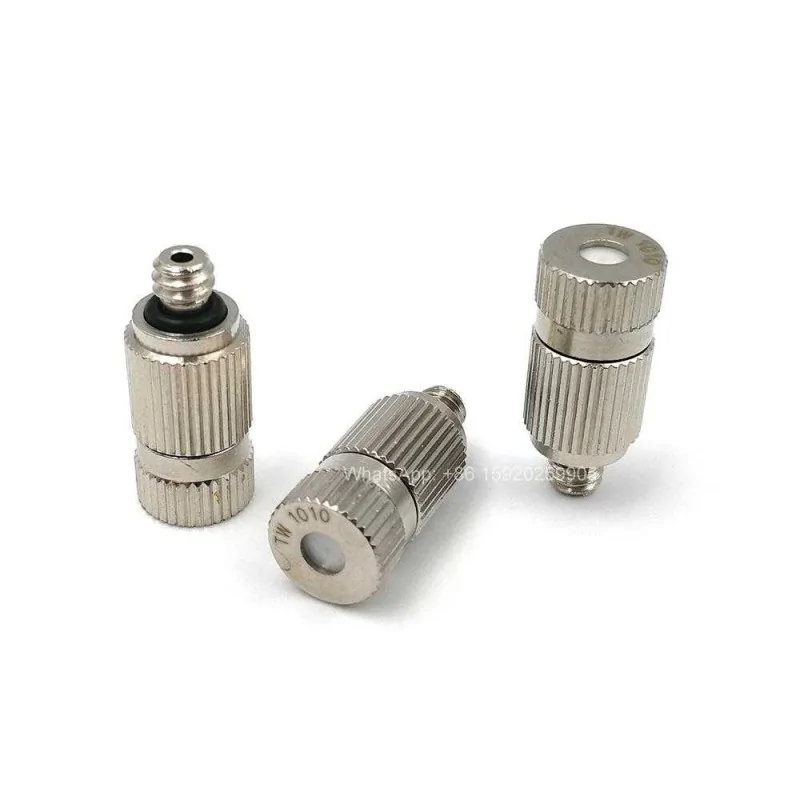 Getto fog alta pressione in ottone nichelato Pulibile