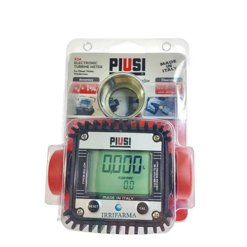 Dettaglio confezione vendita Contalitri digitale K24 Gasolio per pistola PIUSI irrifarma.it