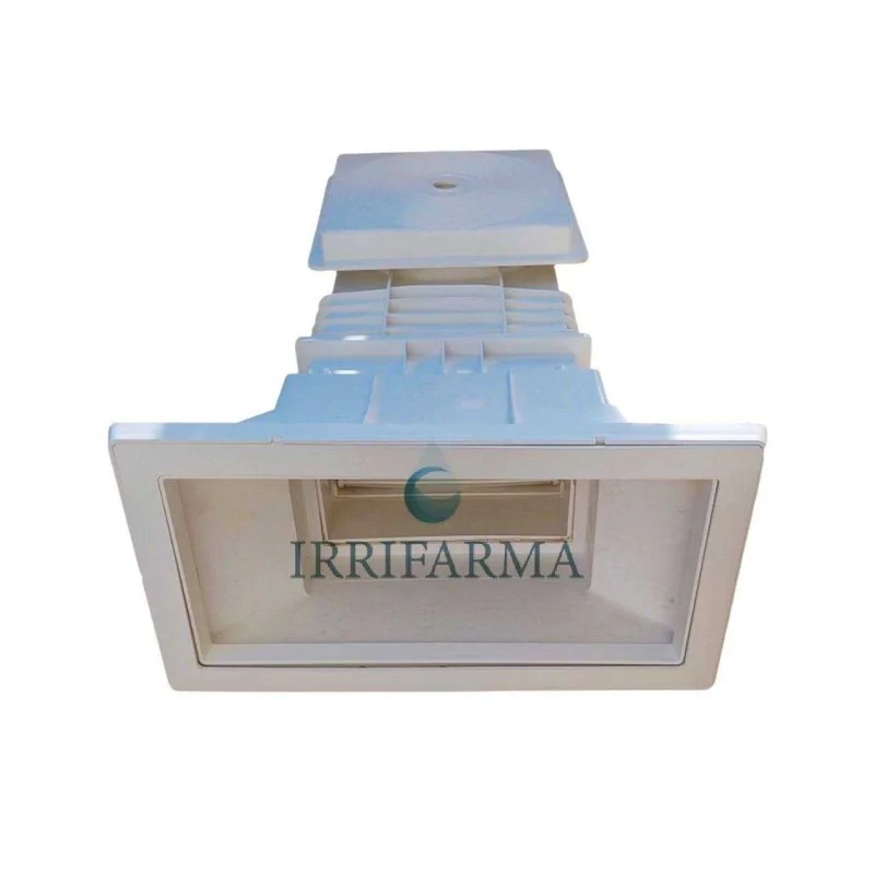Dettaglio bocca Skimmer in ABS bocca svasata per piscine interrate irrifarma.it