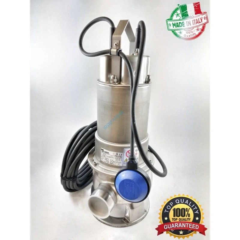 Pompa Acque Sporche Ebara DW VOX M 100 A - Acciaio Inox, Made in Italy, Girante Vortex irrifarma.it