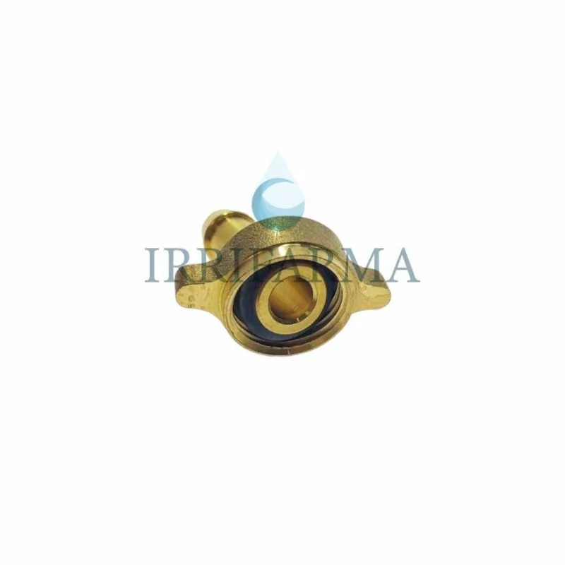 Dettaglio filetto Raccordo portagomma Tubo irrorazione in ottone 8 mm X ½" irrifarma.it