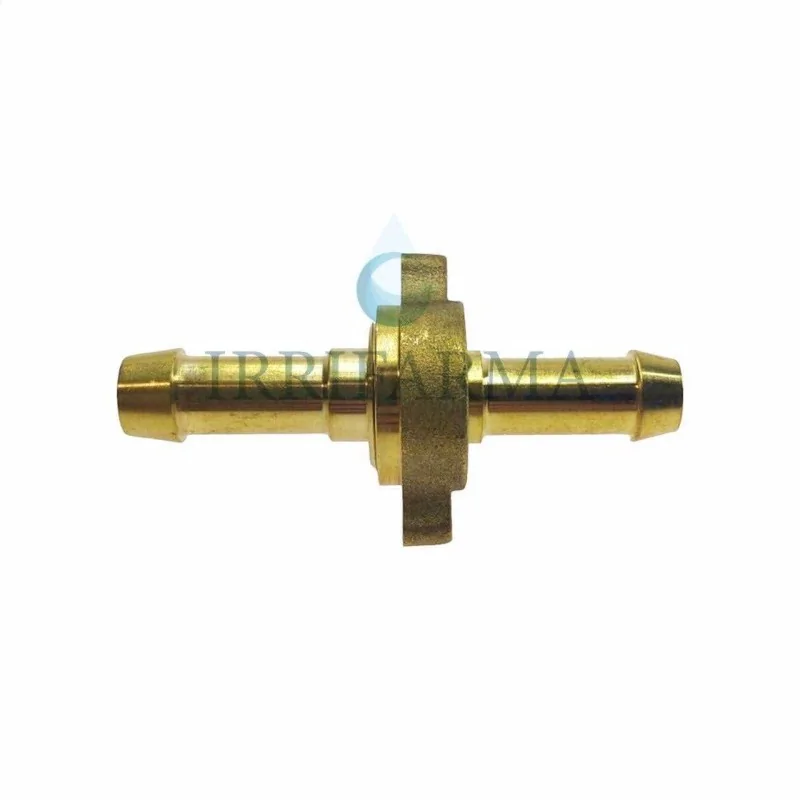 Raccordo portagomma 10mm con girello ottone alettato per irrorazione