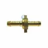 Raccordo portagomma 10mm con girello ottone alettato per irrorazione