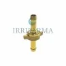 Raccordo portagomma 10mm con girello ottone alettato per irrorazione