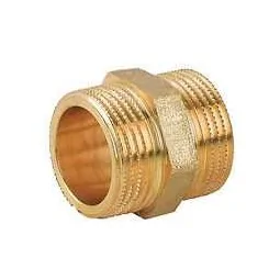 Nipplo in ottone maschio/maschio GAS – varie misure (1/8"–4") irrifarma.it