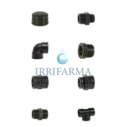 Raccordi filettati in polipropilene 1″ Irritec – gomiti, tee, manicotti e riduzioni irrifarma.it