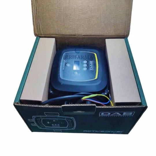 Dettaglio imballo Inverter pompa sommersa Dab active driver Plus M/M 1.1 1.5 Hp 220 V irrifarma.it