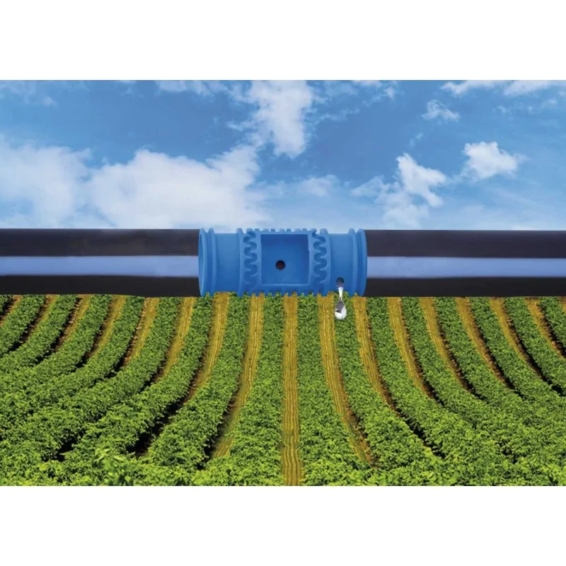 Dettaglio gocciolatore interno Ala gocciolante Gold Drip F6 16 mm Tubo 400 metri passo 30 irrifarma.it